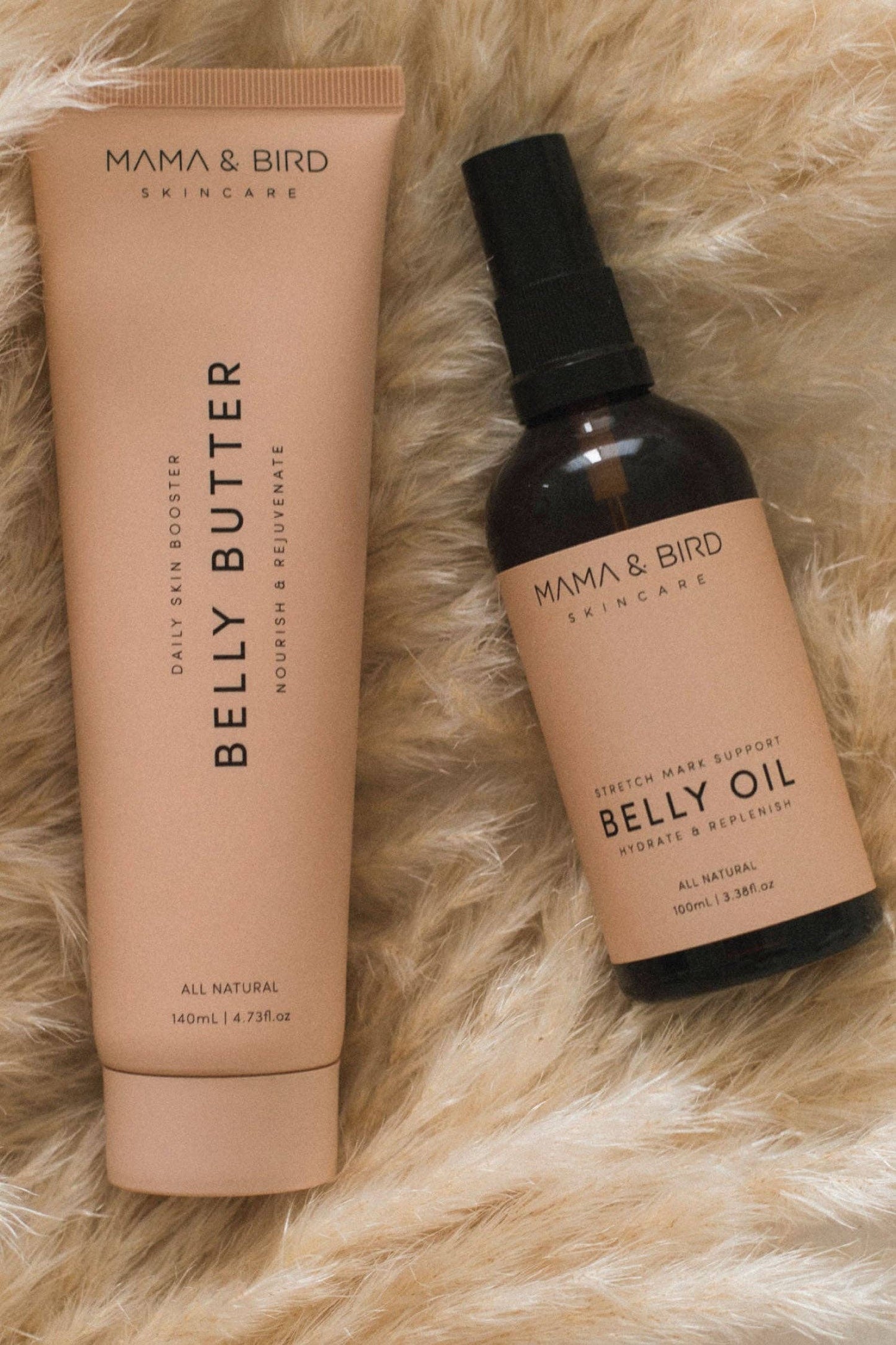 Pregnancy Belly Duo – Stretch Mark Oil & Butter Set