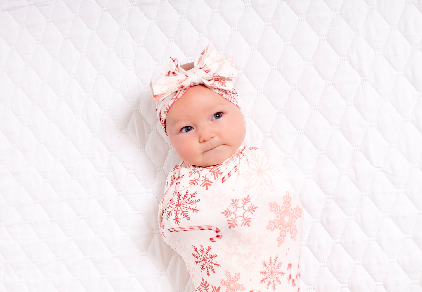 My First Candy Cane: Bamboo Swaddle