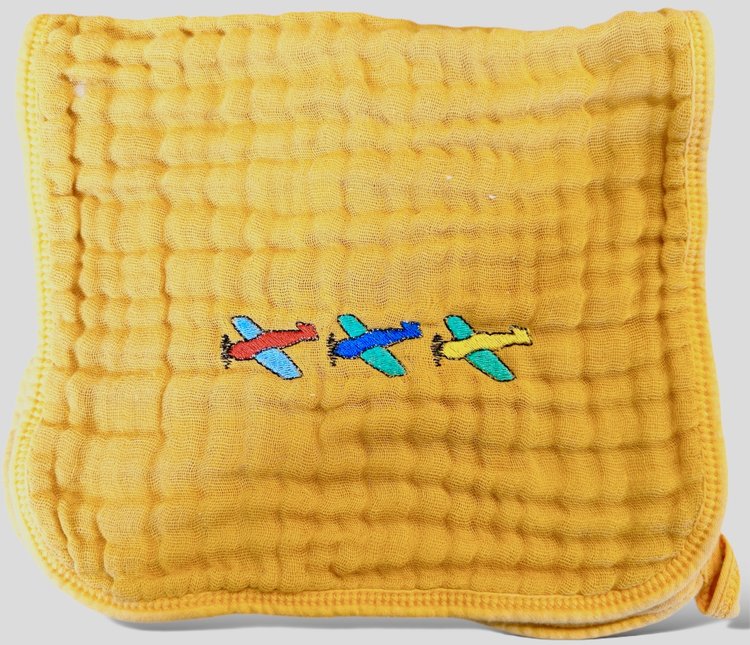 Personalized Baby Burp Cloths – 6-Layer Muslin Cotton
