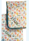 Whimsical Animal Print Bamboo Blanket-Personalized