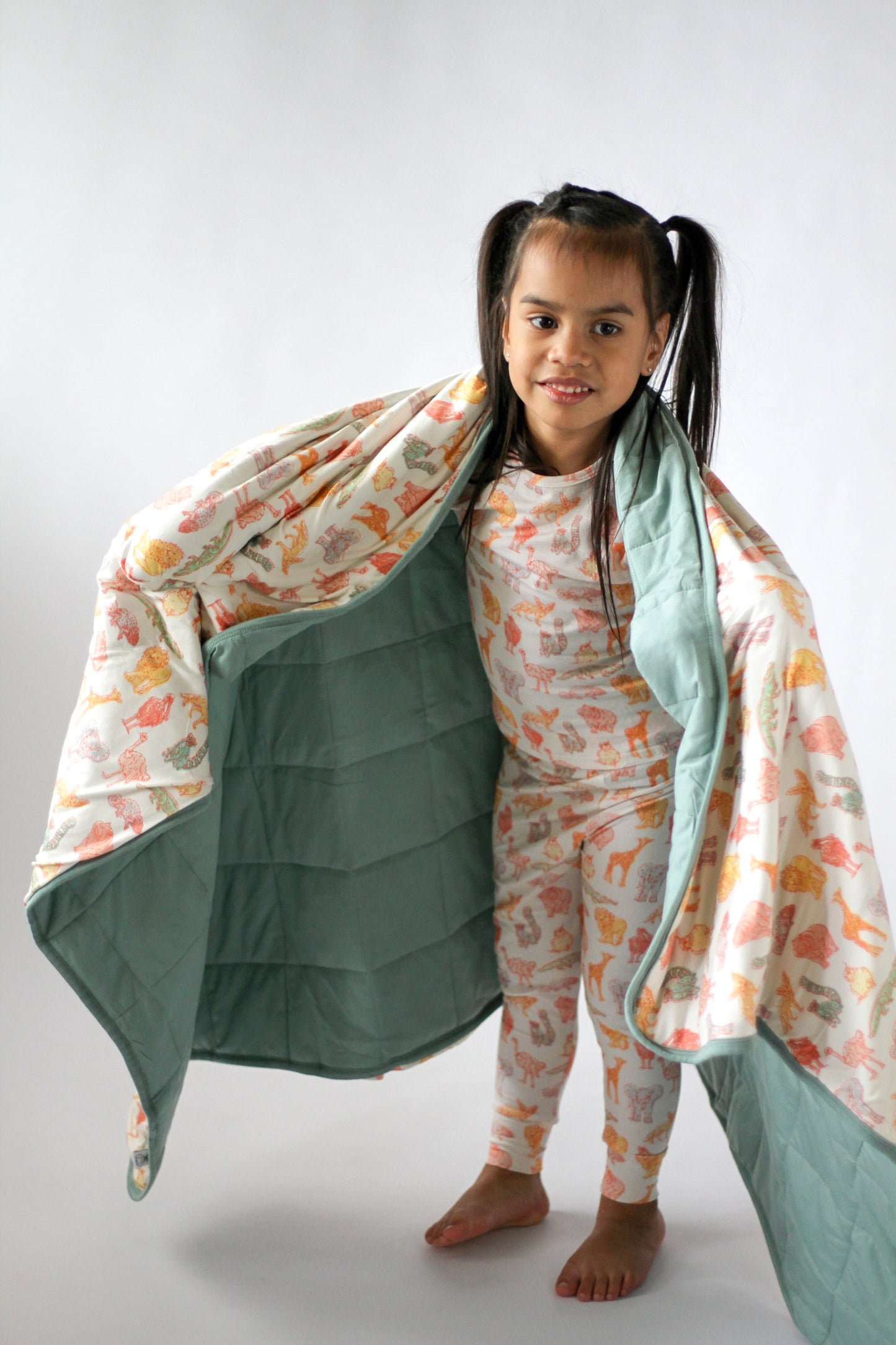 Whimsical Bamboo Baby Blanket – Soft, Warm & Reversible