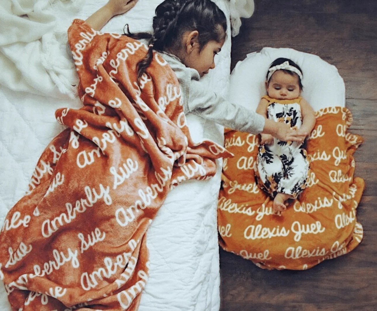 Personalized Baby Blankets – Custom Name, Font & Color Options