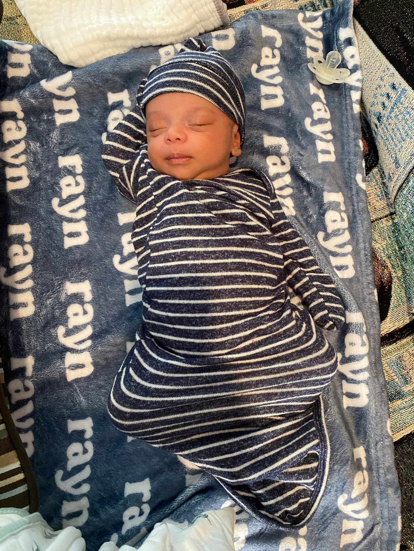 Personalized Baby Blankets – Custom Name, Font & Color Options