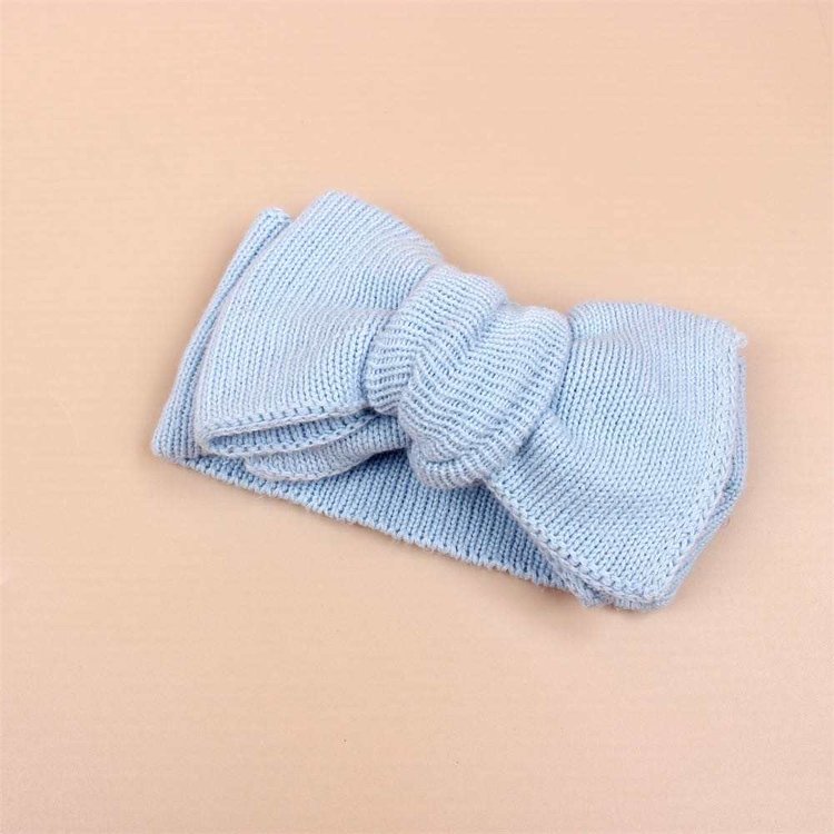 Newborn Knit Bows – Oversized Soft Turban Headbands for Babies