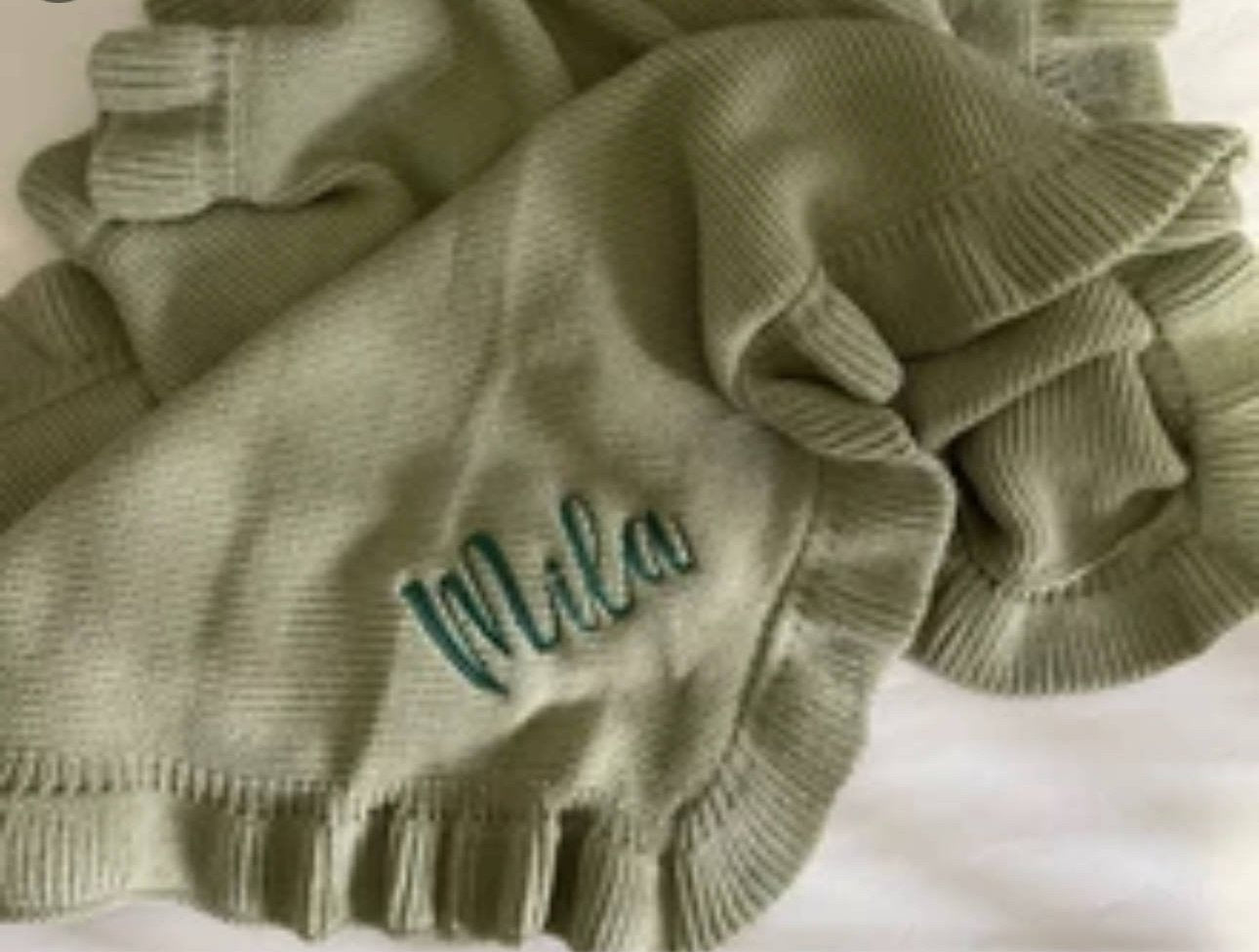 Personalized Crochet Baby Blanket – Soft Heirloom Keepsake