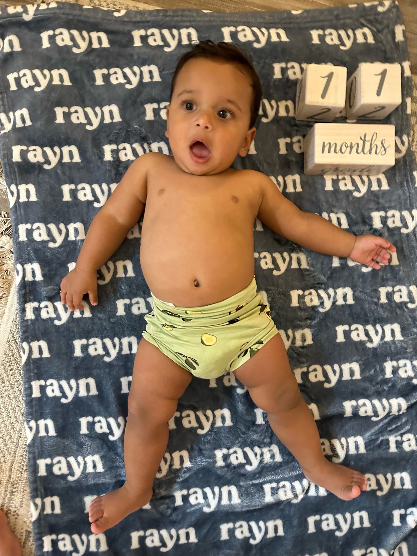 Personalized Baby Blankets – Custom Name, Font & Color Options