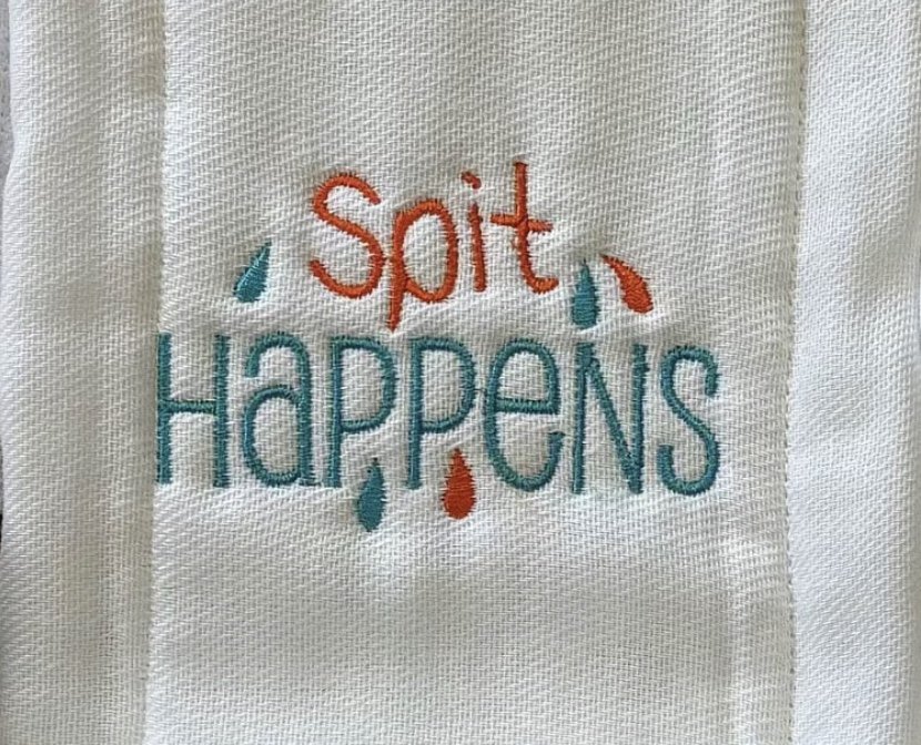Personalized Baby Burp Cloths – 6-Layer Muslin Cotton