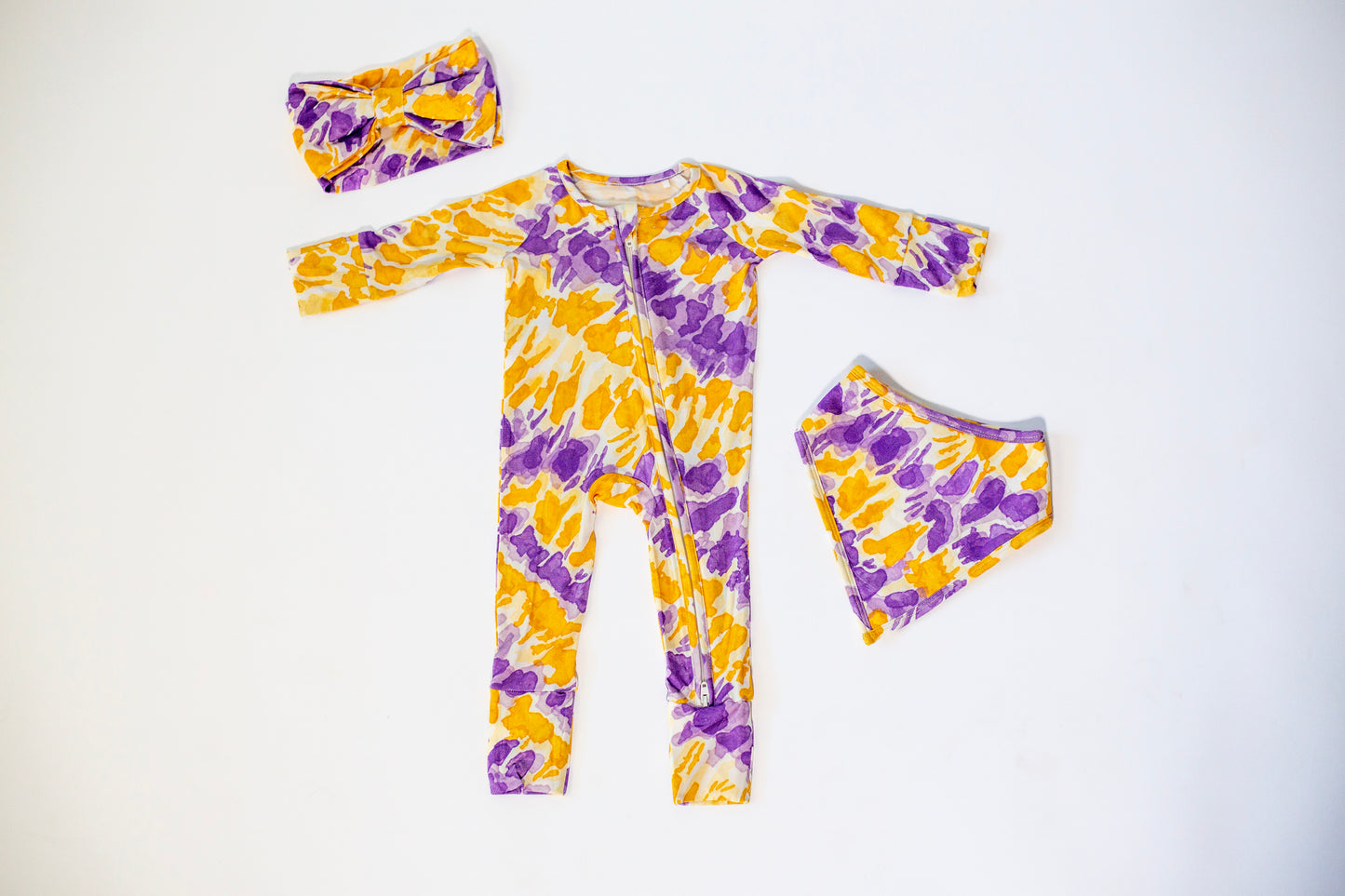My First Tye Dye Experience: Tye Dye Bamboo Zip Onesie
