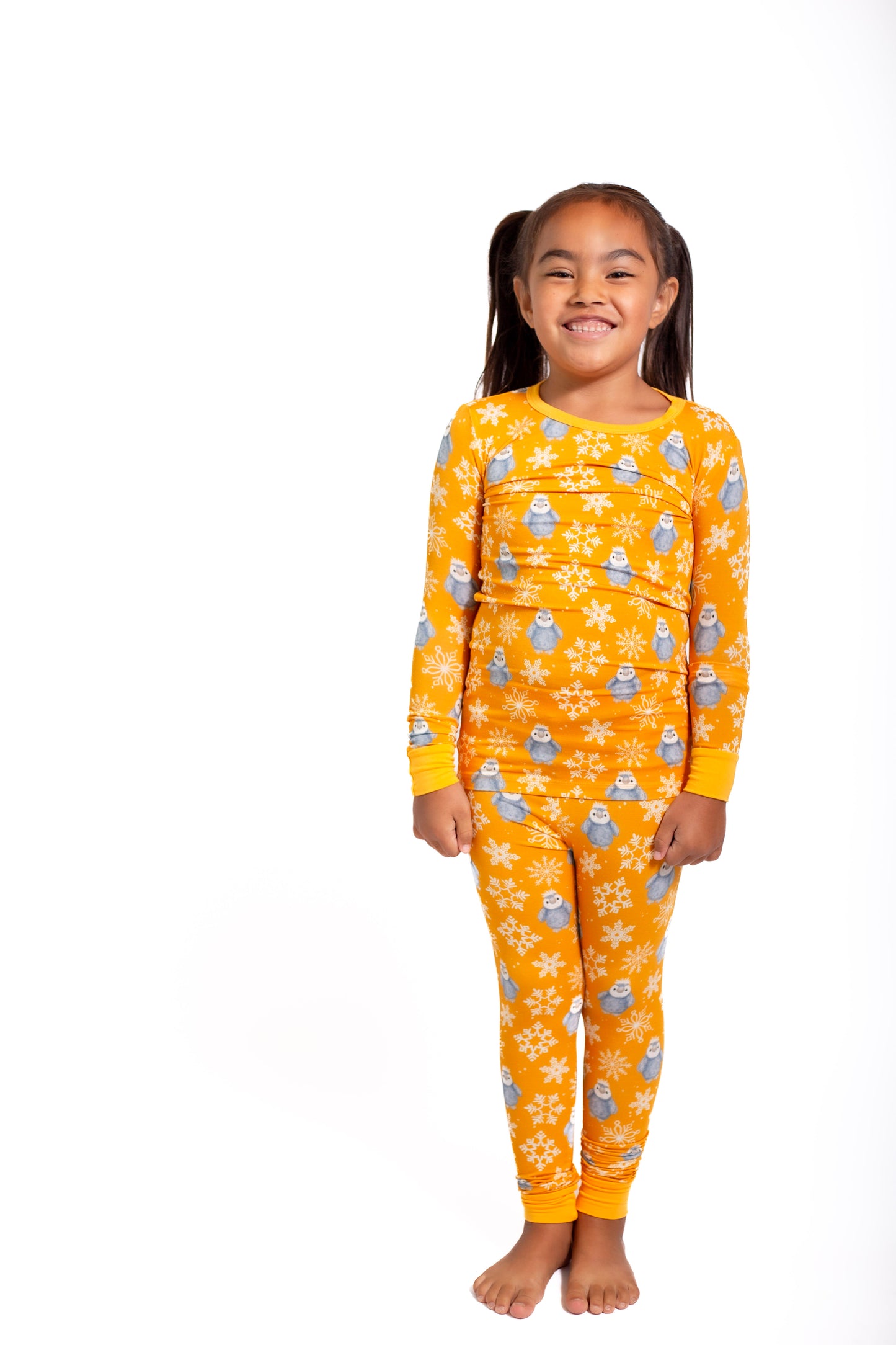 Lets Play In The Snow- Penguin 2 Piece Pajamas
