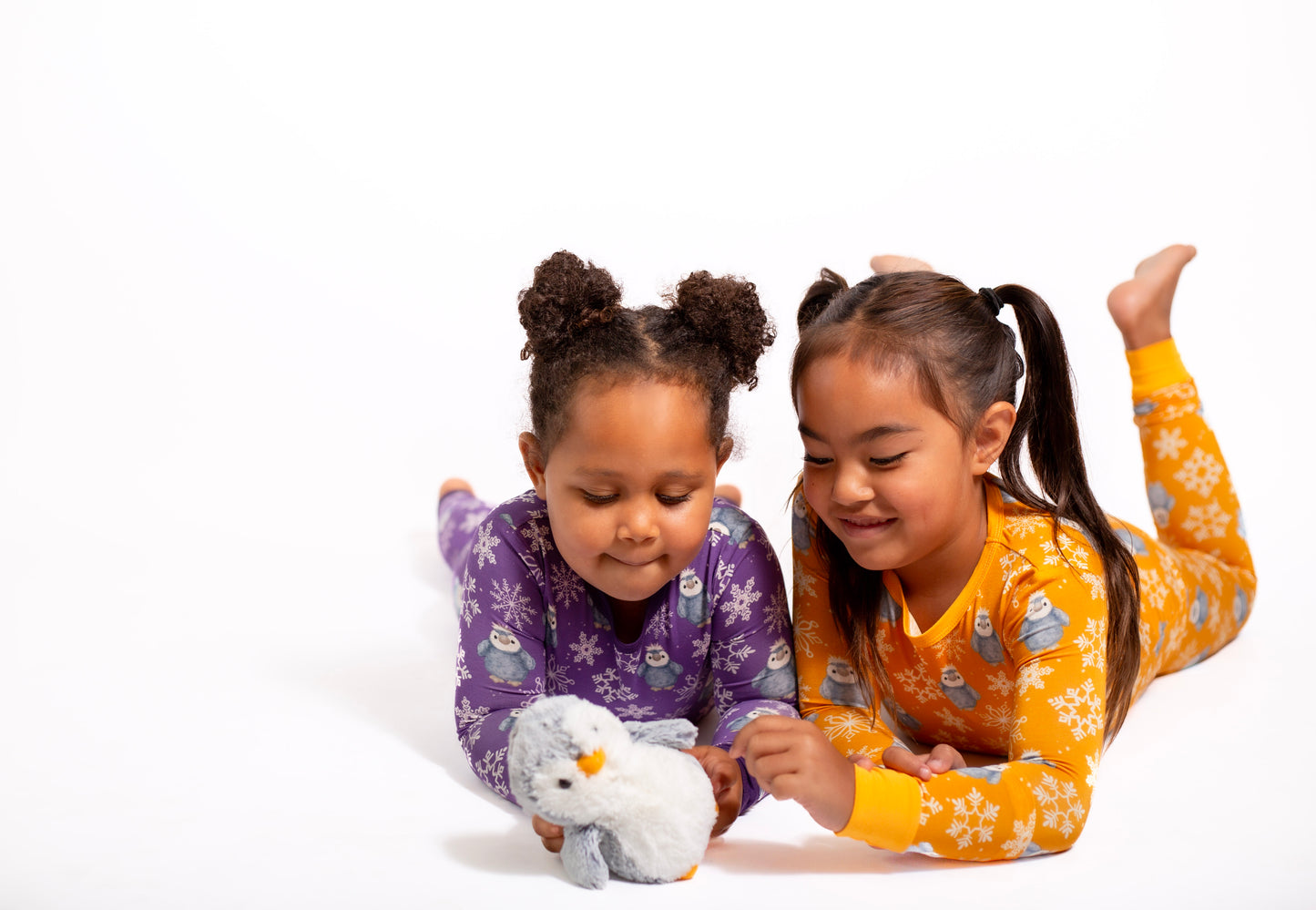 Lets Play In The Snow- Penguin 2 Piece Pajamas