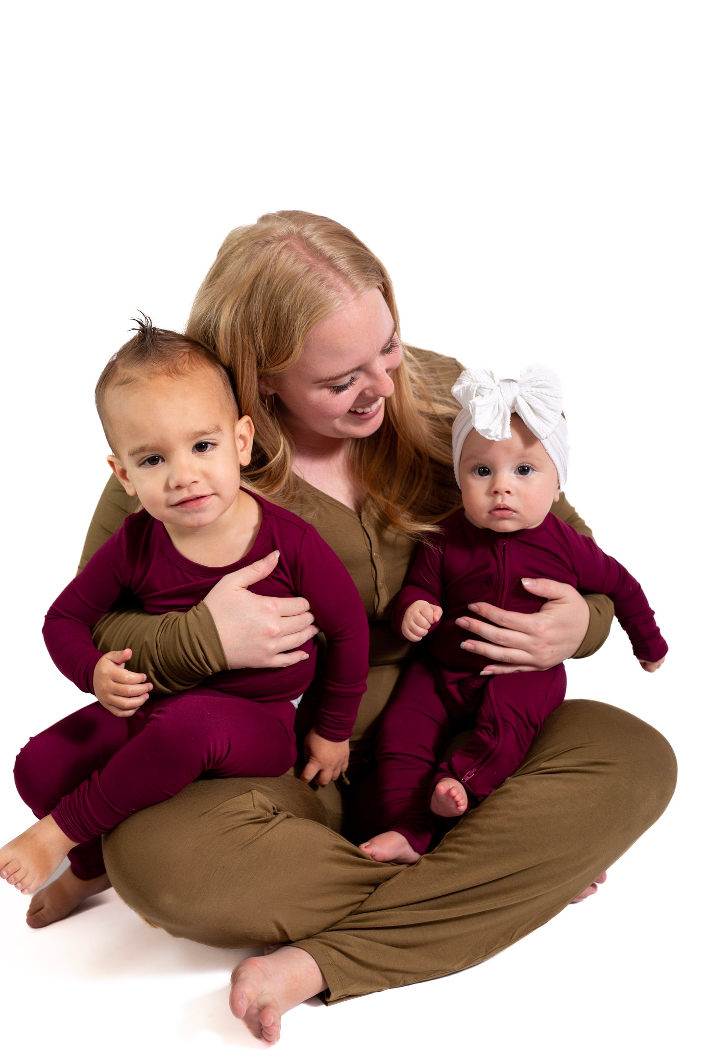 Baby Solid Onesies: Maroon