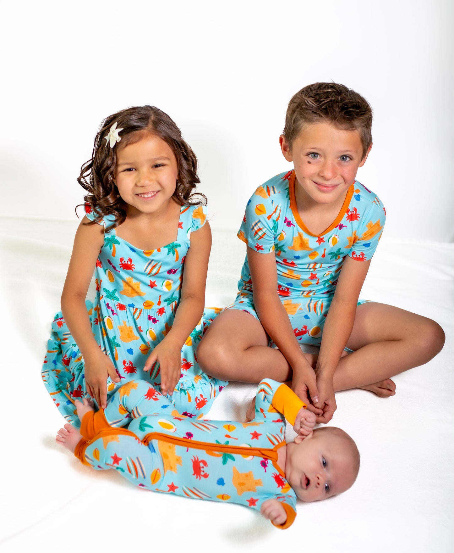 Beach Day Pajamas – Soft Bamboo Summer PJs for Kids