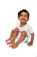 Bamboo Shorts Set/Blue Beetle