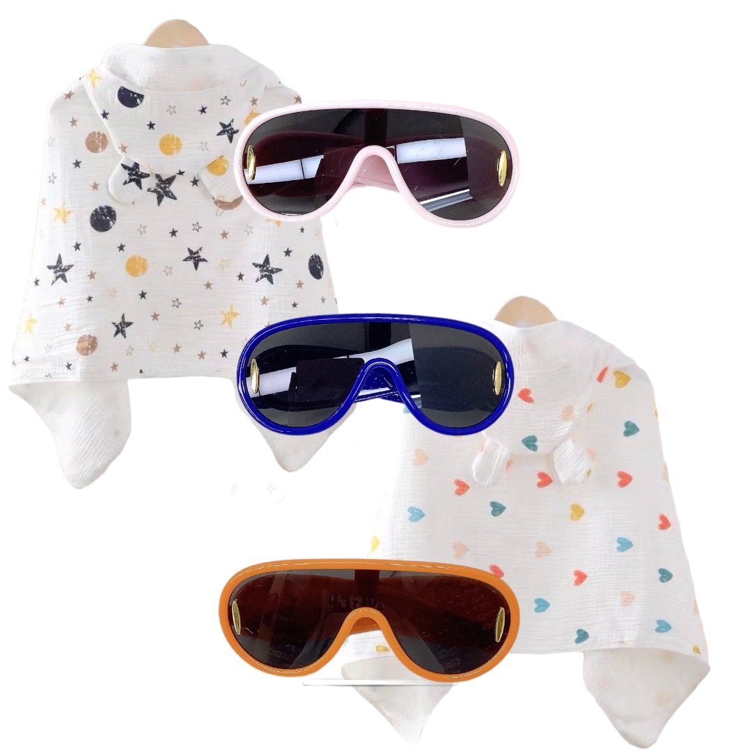 Retro Baby Sunglasses – UV400 Protection & Stylish Colors