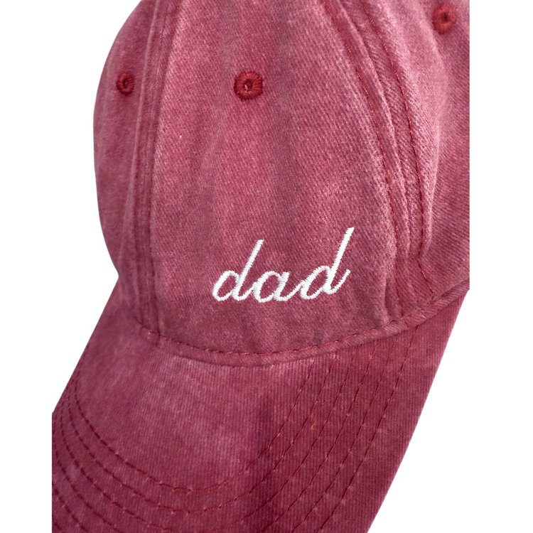Dad Embroidered Hat – Classic Washed Cotton Cap for Dads