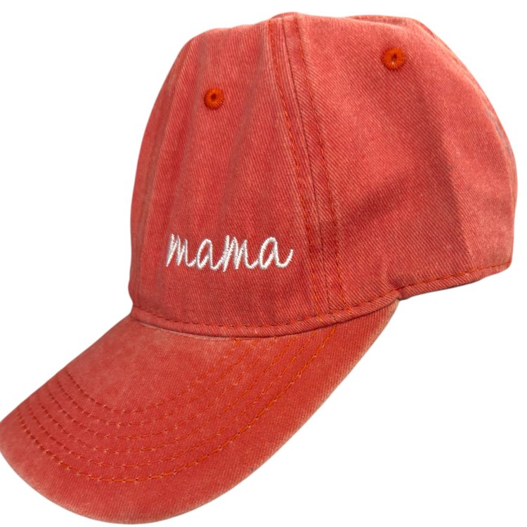 Mama Embroidered Hat – Soft Cotton Cap for Moms on the Go