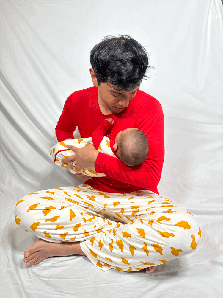 Little Dino Dad Pajamas – Fun Matching Sleepwear for Dads & Kids