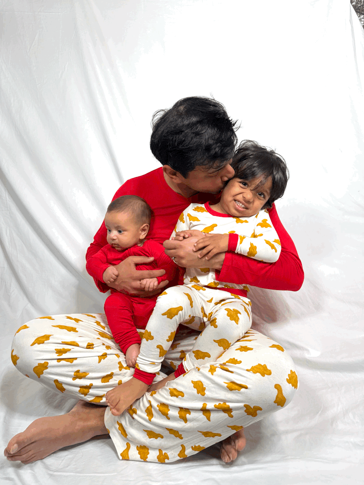 Little Dino Dad Pajamas – Fun Matching Sleepwear for Dads & Kids