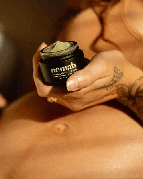 NEMAH Renewing Nipple & Lip Balm – Vegan, Soothing & Safe