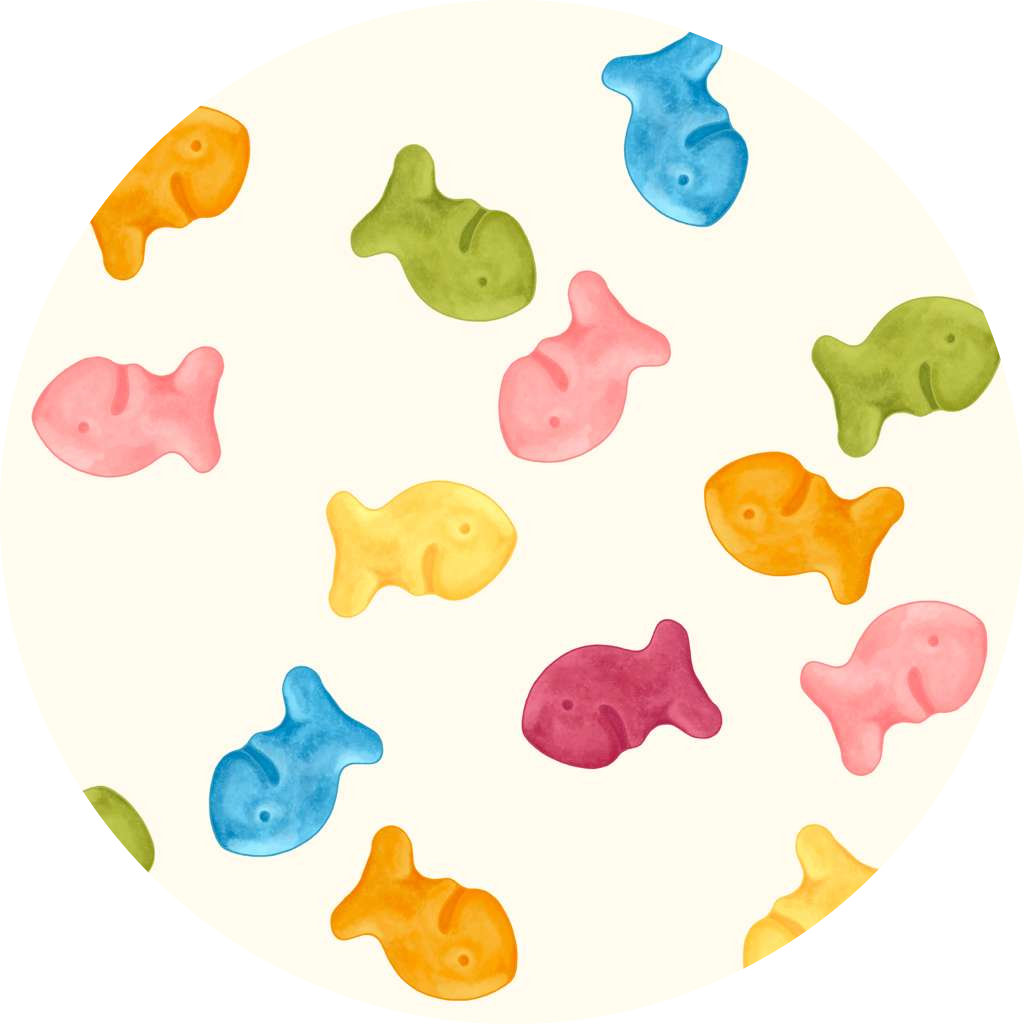 My First Snack- Fish Print