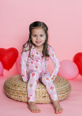 My First Lollipop -2-Piece Bamboo Pajamas for Girl