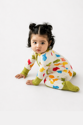 My First Snack Baby Onesie Outfit | Milestone Infant Clothing | Rayn’s Tiny Stitches