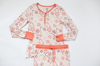 My First Candy Cane: Women's Pajamas: 2 Piece Bamboo Pajamas