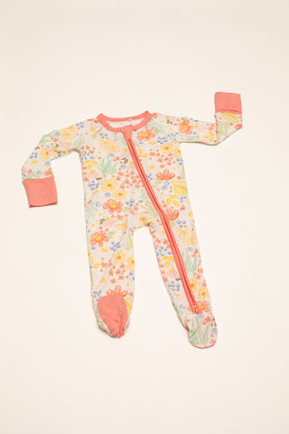 My First Flower Onesie/ With Footie