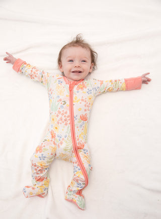 My First Flower Onesie/ With Footie