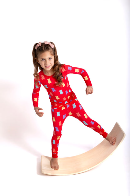 My First Gummy Yummy 2-Piece Bamboo Pajamas | Kids