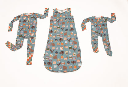 My First  National Parks Adventure Sleep Sack | Wildlife Baby Wearable Blanket