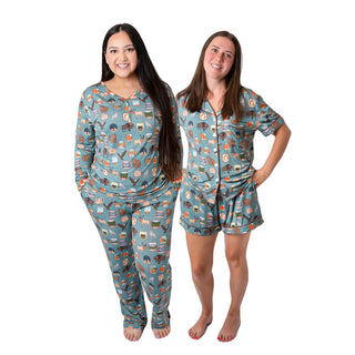 Women’s My First National Parks Adventure 2-Piece Shorts Pajama Set | Rayn’s Tiny Stitches