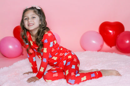 My First Gummy Yummy 2-Piece Bamboo Pajamas | Kids