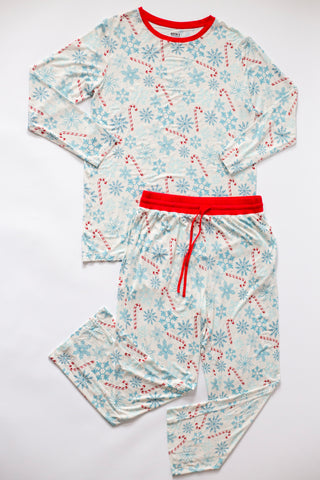 My First Candy Cane: Mens 2 Piece Mens  Bamboo Pajamas