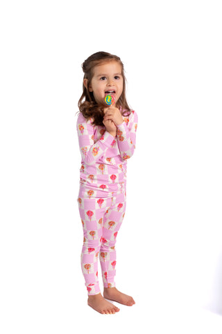 My First Lollipop -2-Piece Bamboo Pajamas for Girl