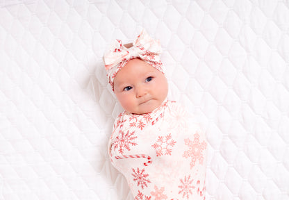 My First  Candy Cane: Bamboo Swaddle