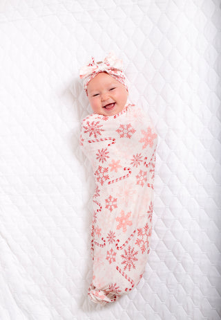 My First  Candy Cane: Bamboo Swaddle