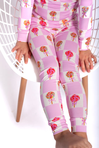 My First Lollipop -2-Piece Bamboo Pajamas for Girl