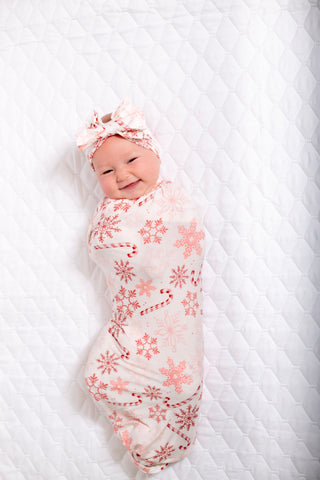 My First  Candy Cane: Bamboo Swaddle