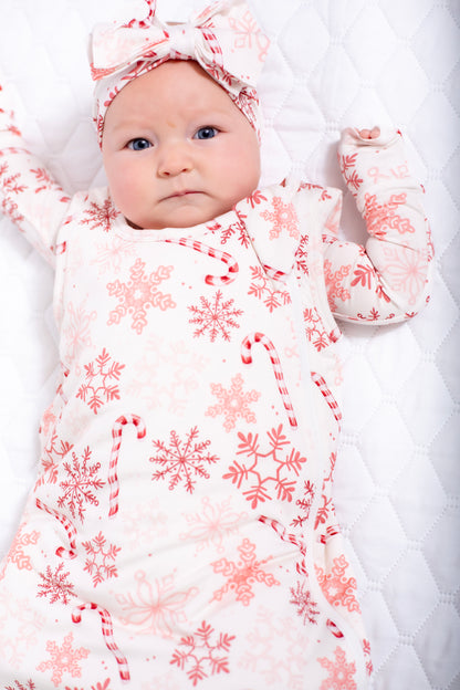 My First Candy Cane: Sleep Sack Double Zip In Blue & Peach