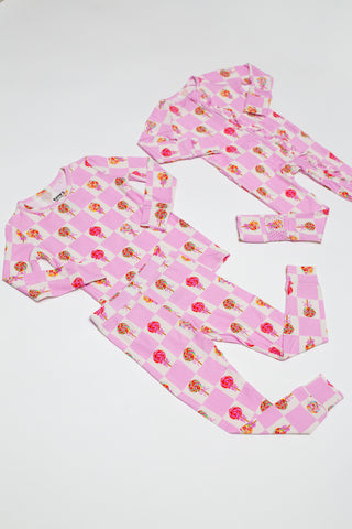 My First Lollipop -2-Piece Bamboo Pajamas for Girl
