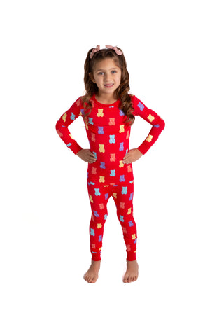 My First Gummy Yummy 2-Piece Bamboo Pajamas | Kids