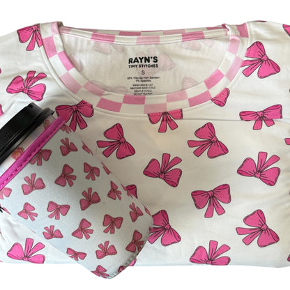 Rami’s Sips Pink Bow Hot & Cold Cup Cozy