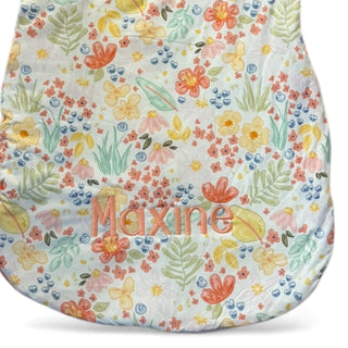 Personalized My First Flower Sleep Sack – Soft Bamboo Baby Wear