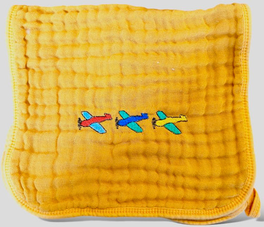 Personalized Baby Burp Cloths – 6-Layer Muslin Cotton