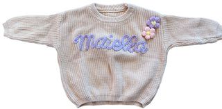Personalized Baby Sweaters-knit