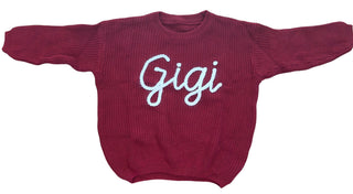 Personalized Baby Sweaters-knit
