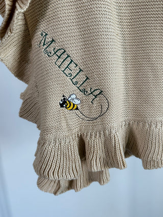 Personalized Crochet Baby Blanket – Soft Heirloom Keepsake