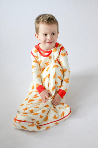 My First Roar Dinosaur Chicken Nugget Bamboo Pajamas | Kids 18M–5T