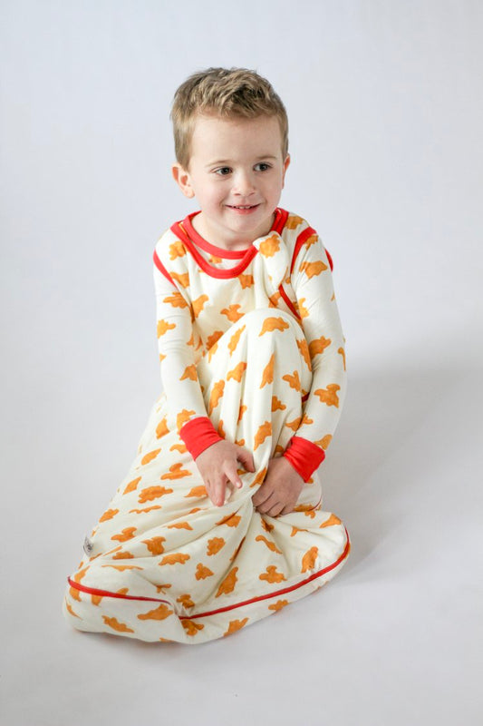 Personalized Little Dino Sleep Sack – Custom Cozy Dinosaur Blanket